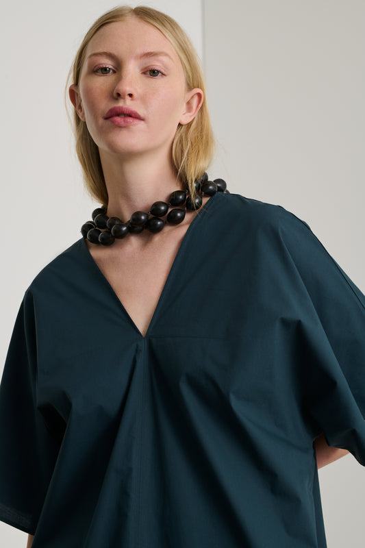 Robe Elegance - Ardoise - Coton - Femme