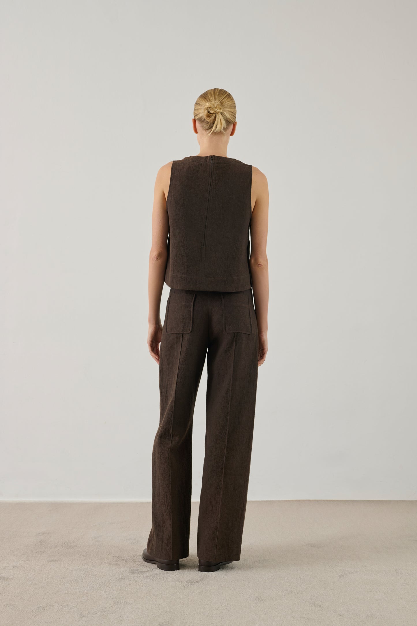 Top Pampa - Chocolat - Coton - Femme