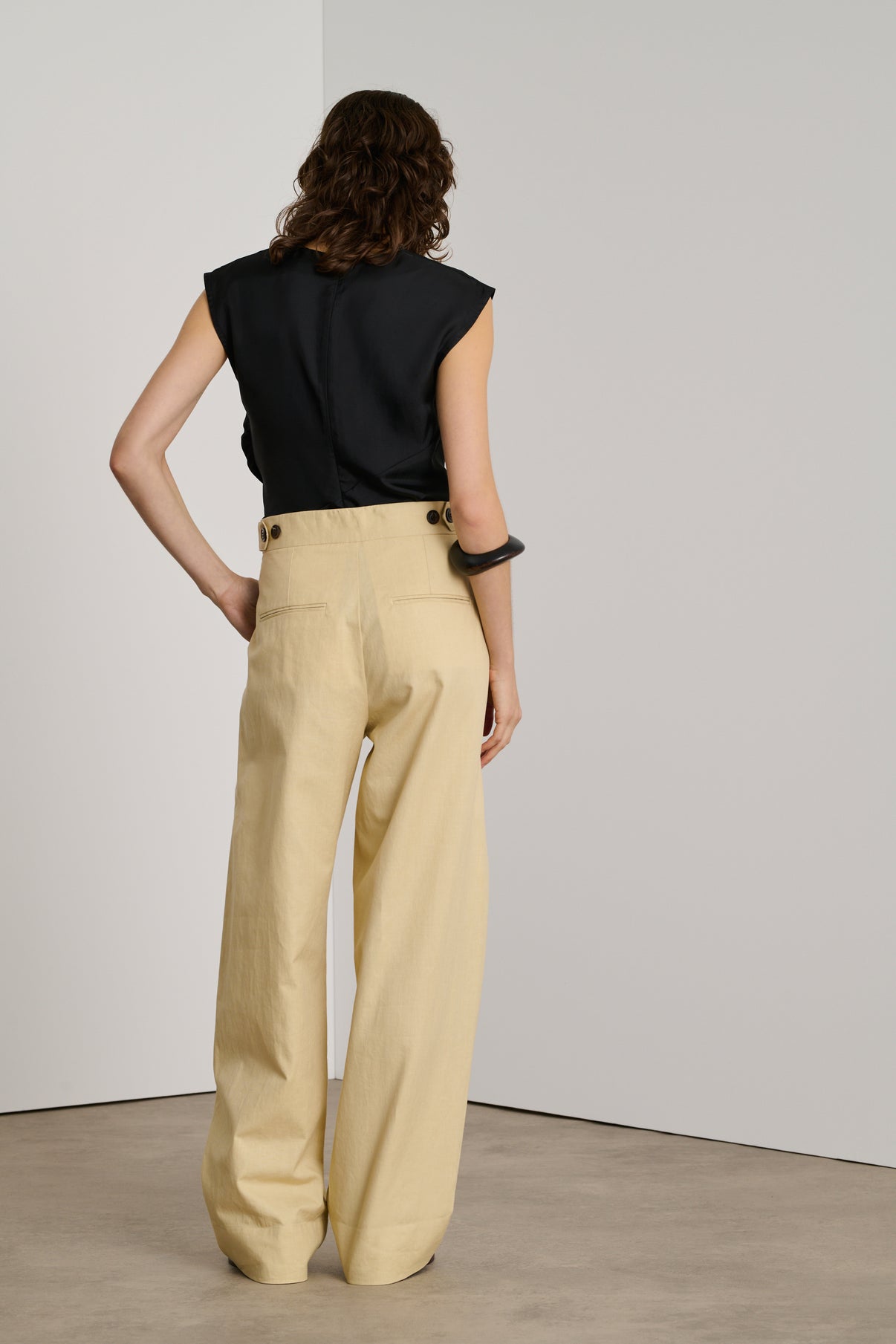 Pantalon Wally - Écru - Femme vue 3