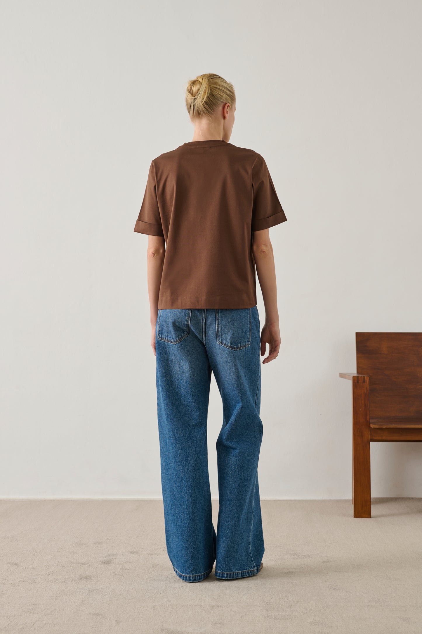 Tee-Shirt Ama - Acajou - Coton - Femme