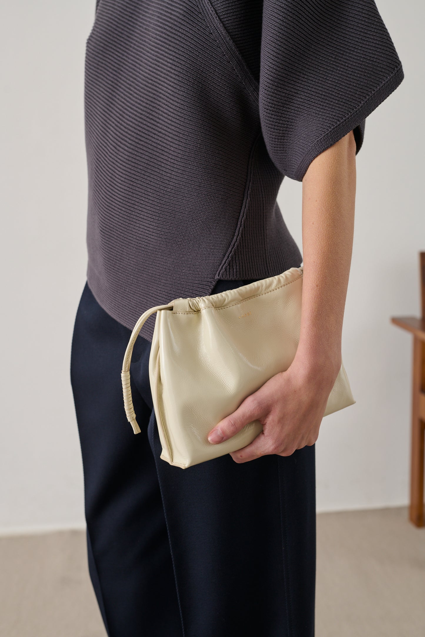 Sac Suzette - Ivoire - Cuir - Femme