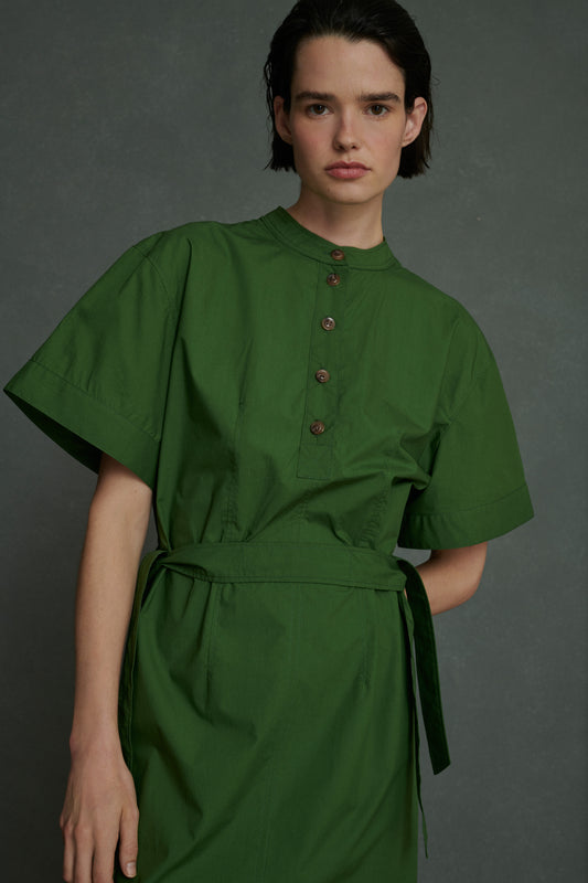 Robe Wanda - Vert - Coton - Femme