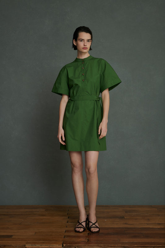Robe Wanda - Vert - Coton - Femme