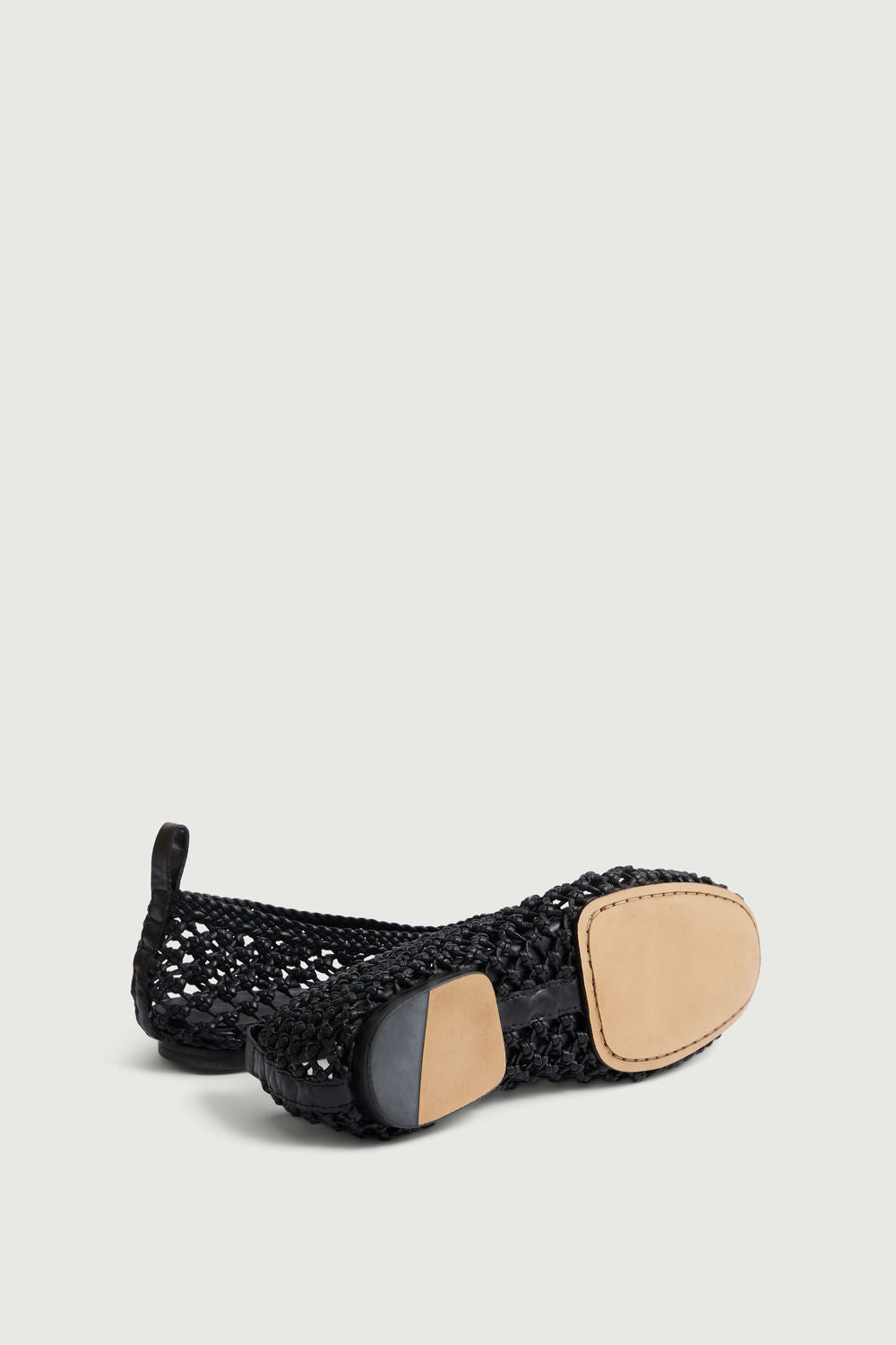 Ballerines Tosca - Noir - Cuir - Femme vue 3