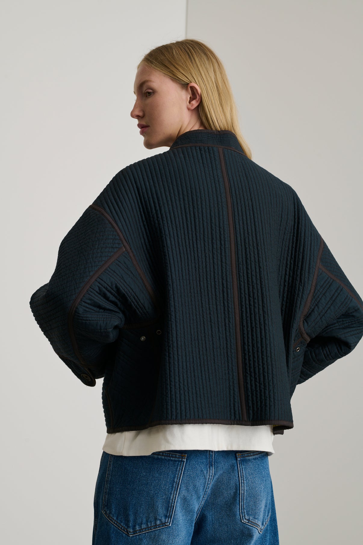Veste Patchouli - Ardoise Foncée - Coton - Femme vue 3